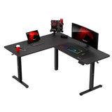 Huzaro Hero 9.5 Black 160 cm electric corner gaming desk - image 7