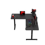 Huzaro Hero 9.5 Black 160 cm electric corner gaming desk - image 9