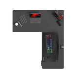 Huzaro Hero 9.5 Black 160 cm electric corner gaming desk - image 10