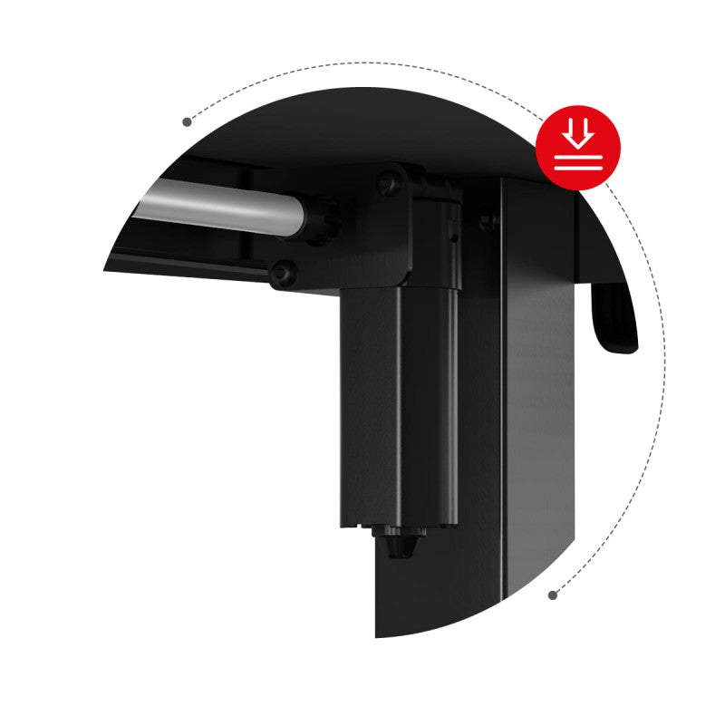 Huzaro Hero 9.5 Black 160 cm electric corner gaming desk - image 42