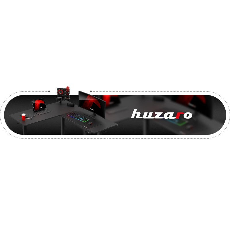 Huzaro Hero 9.5 Black 160 cm electric corner gaming desk - image 47