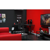 Huzaro Hero 9.5 Black 160 cm electric corner gaming desk - image 51
