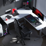Huzaro Hero 9.5 White 160 cm electric corner gaming desk - image 3