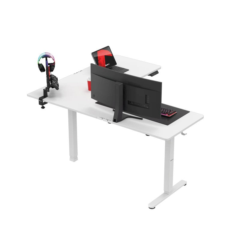 Huzaro Hero 9.5 White 160 cm electric corner gaming desk - image 6