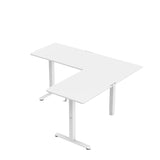 Huzaro Hero 9.5 White 160 cm electric corner gaming desk - image 9