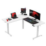 Huzaro Hero 9.5 White 160 cm electric corner gaming desk - image 13