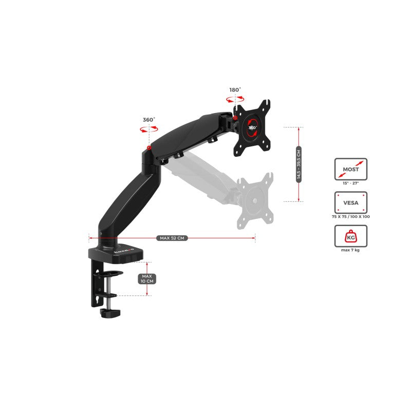 Huzaro Motion 1.2 monitor mount - image 12