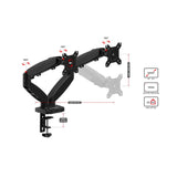 Huzaro Motion 2.2 double monitor mount - image 23