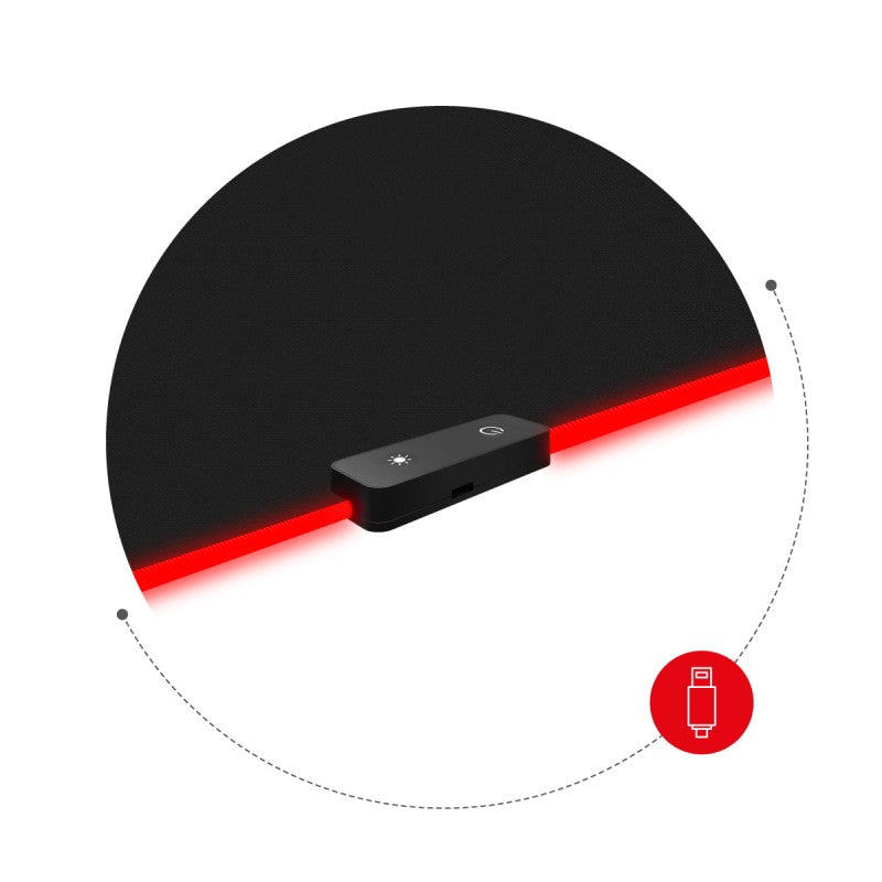 Huzaro Mousepad 2.0 XL RGB gaming pad - image 3