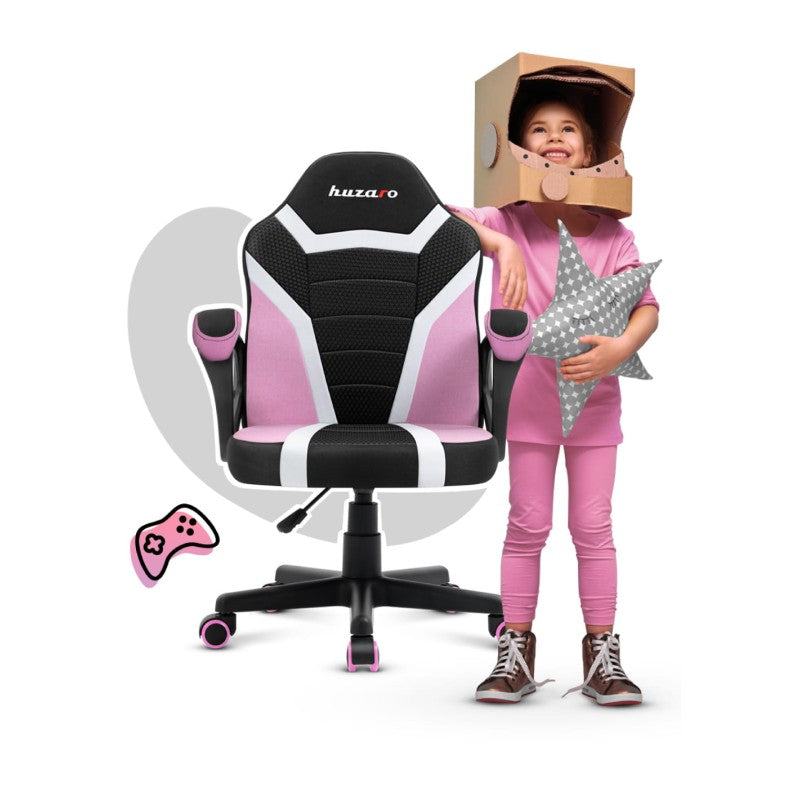 Huzaro Ranger 1.0 Pink Mesh child's gaming chair - image 1