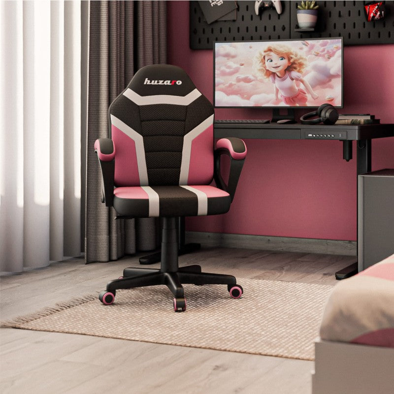 Huzaro Ranger 1.0 Pink Mesh child's gaming chair - image 3