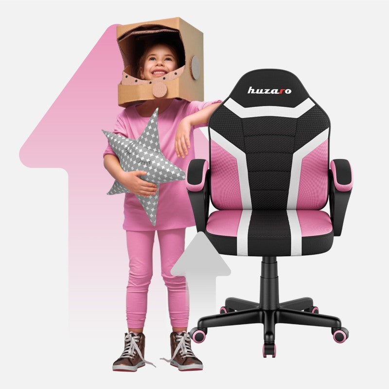 Huzaro Ranger 1.0 Pink Mesh child's gaming chair - image 4