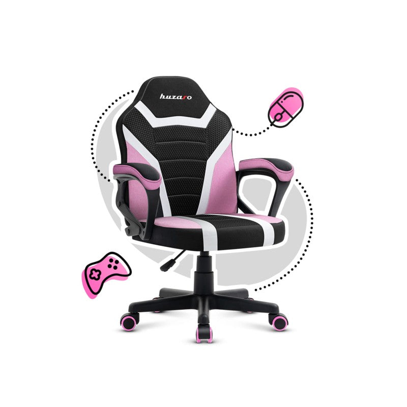 Huzaro Ranger 1.0 Pink Mesh child's gaming chair - image 5