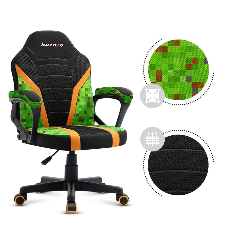 Huzaro Ranger 1.0 Pixel Mesh gaming chair for kids - image 9