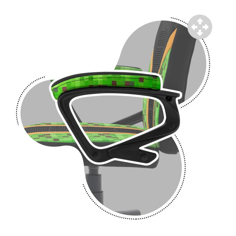 Huzaro Ranger 1.0 Pixel Mesh gaming chair for kids - image 12