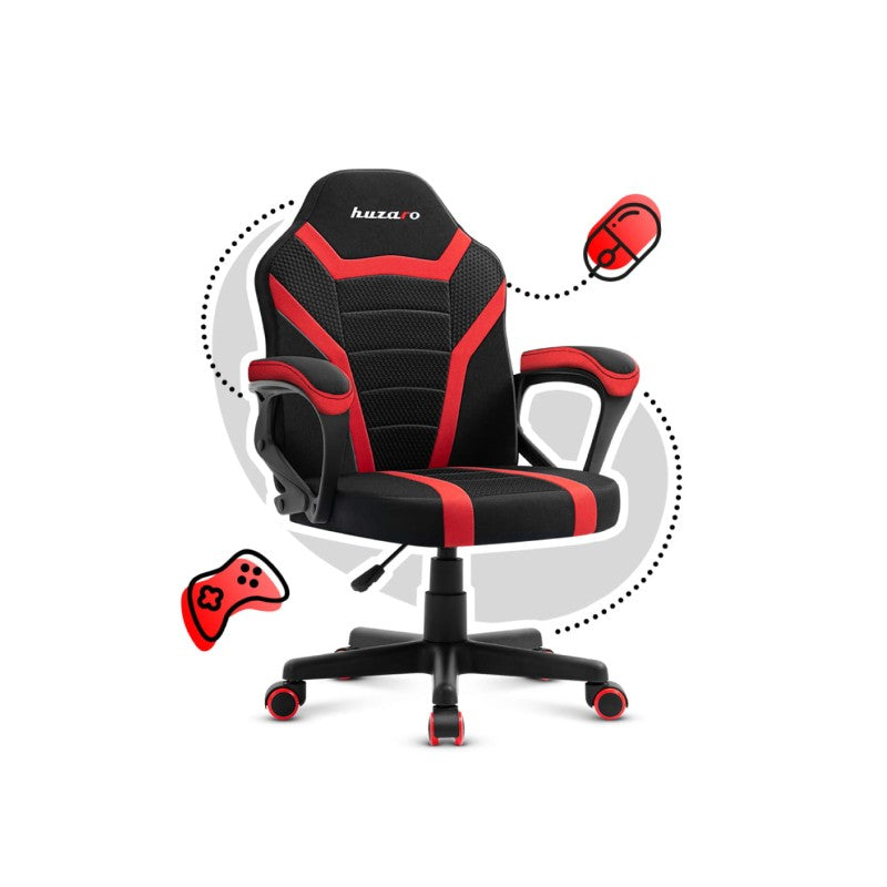 Huzaro Ranger 1.0 Red Mesh child's gaming chair - image 6