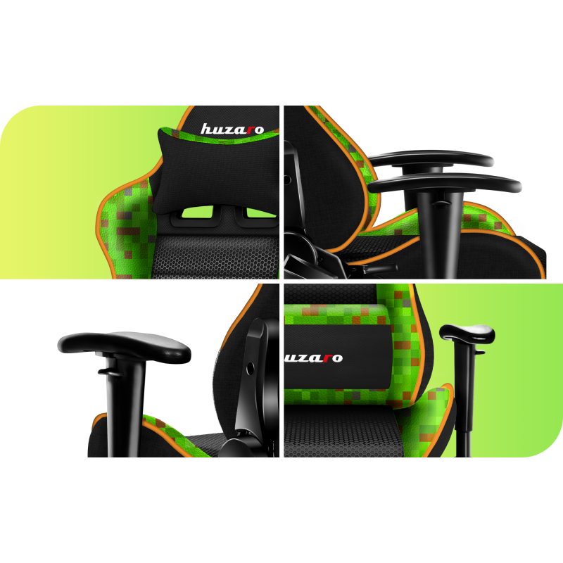 Huzaro Ranger 6.0 Pixel Mesh gaming chair for kids - image 6