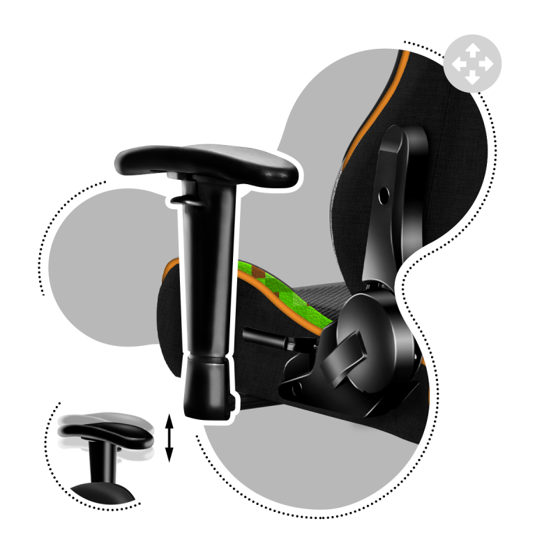 Huzaro Ranger 6.0 Pixel Mesh gaming chair for kids - image 14
