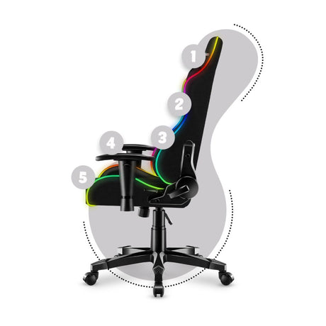 Huzaro Ranger 6.0 RGB Mesh gaming chair for kids - image 5