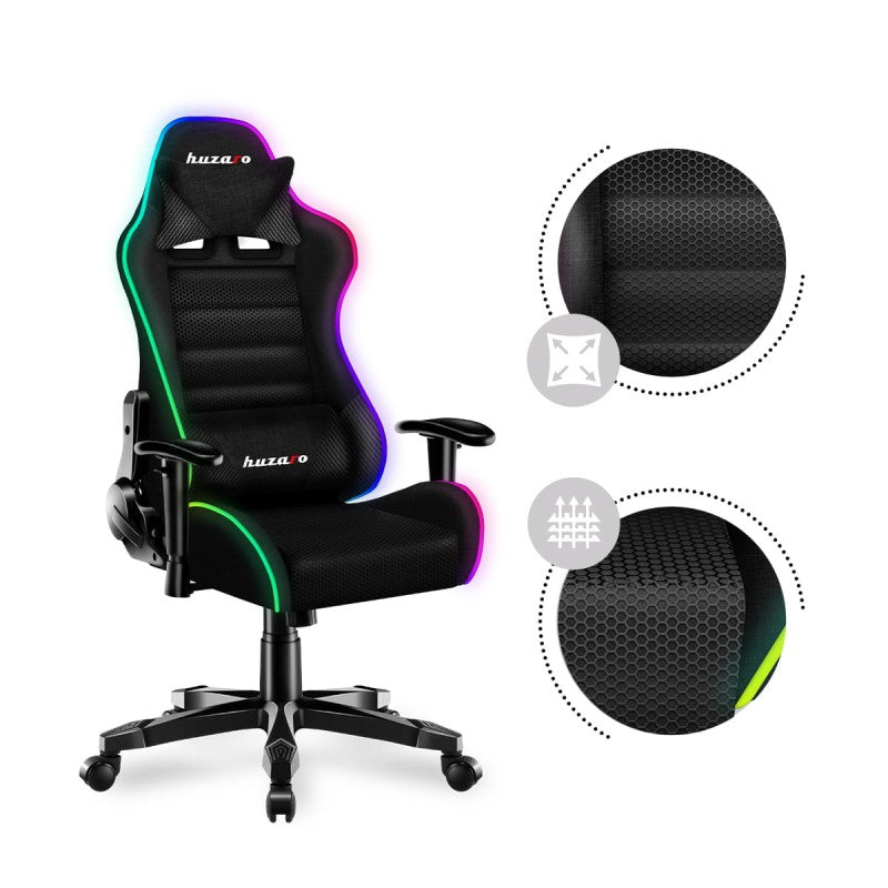 Huzaro Ranger 6.0 RGB Mesh gaming chair for kids - image 14