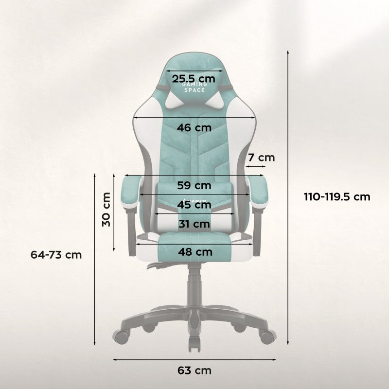 Huzaro Velour gaming chair Force 2.7 Green - image 10