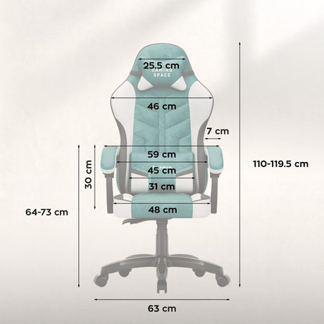 Huzaro Velour gaming chair Force 2.7 Green - image 10