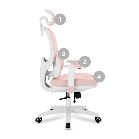 Mark Adler Junior 6.3 Pink ergonomic children's chair - image 14