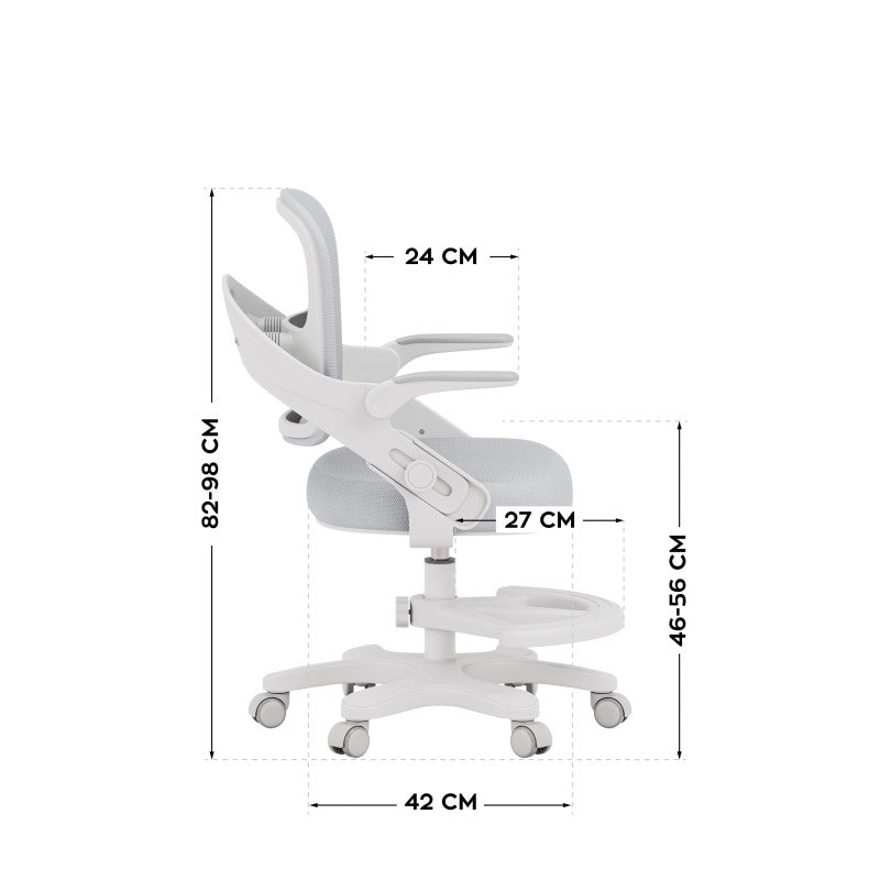 Mark Adler Children's desk chair Junior 4.3 Grey - image 19