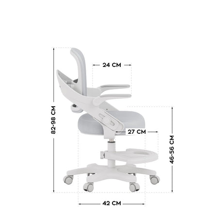 Mark Adler Children's desk chair Junior 4.3 Grey - image 19