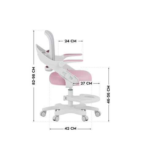 Mark Adler Children's desk chair Junior 4.3 Pink-grey - image 11