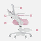 Mark Adler Children's desk chair Junior 4.3 Pink-grey - image 16