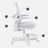 Mark Adler Children's desk chair Junior 5.7 Grey - image 13