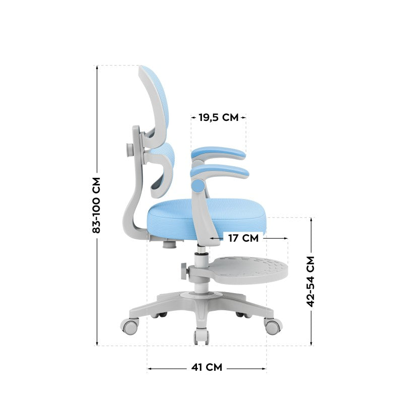 Mark Adler Children's ergonomic chair Junior 4.4 Blue - image 15