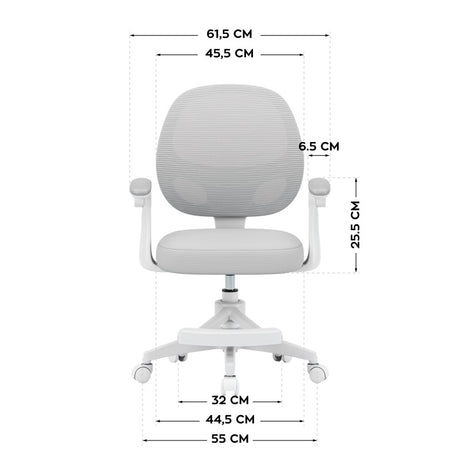 Mark Adler Children's swivel chair Junior 3.1 Grey - image 11