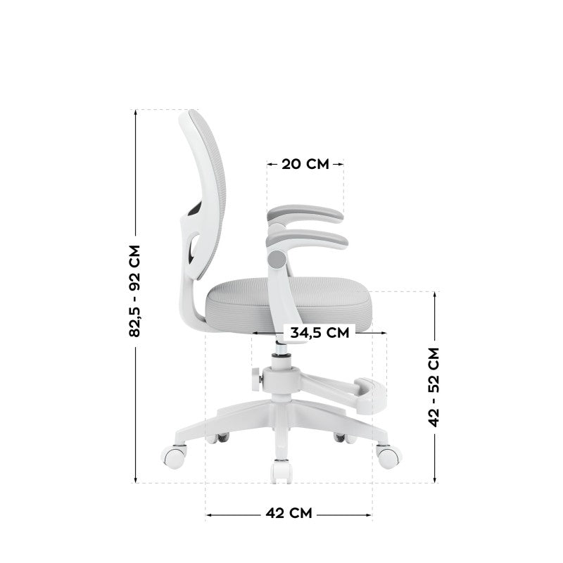 Mark Adler Children's swivel chair Junior 3.1 Grey - image 12