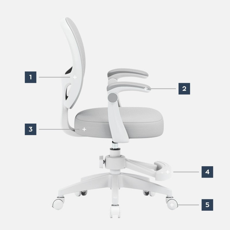 Mark Adler Children's swivel chair Junior 3.1 Grey - image 15