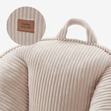 Mark Adler Corduroy backrest pouffe chair Comfy 4.0 Beige - image 2