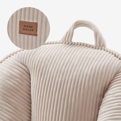 Mark Adler Corduroy backrest pouffe chair Comfy 4.0 Beige - image 2