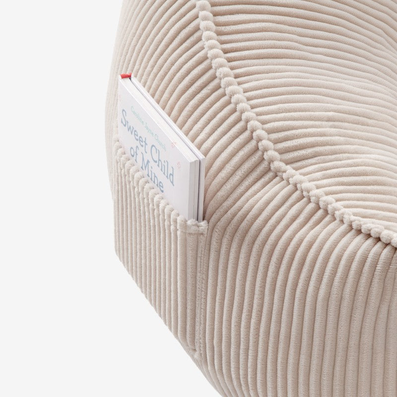Mark Adler Corduroy backrest pouffe chair Comfy 4.0 Beige - image 3