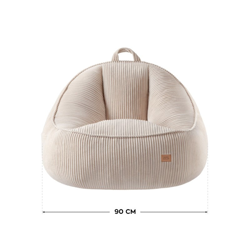 Mark Adler Corduroy backrest pouffe chair Comfy 4.0 Beige - image 8