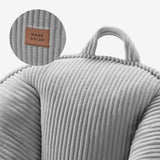 Mark Adler Corduroy backrest pouffe chair Comfy 4.0 Grey - image 4