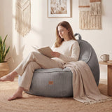 Mark Adler Corduroy backrest pouffe chair Comfy 4.0 Grey - image 8