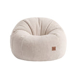 Mark Adler Corduroy pouffe armchair with footrest Comfy 3.0 Beige - image 7