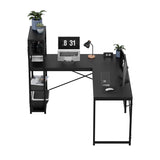 Mark Adler Corner desk with shelves Leader 5.9 Black 145 cm - image 5