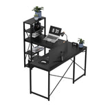 Mark Adler Corner desk with shelves Leader 5.9 Black 145 cm - image 7