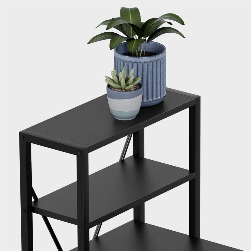 Mark Adler Corner desk with shelves Leader 5.9 Black 145 cm - image 21