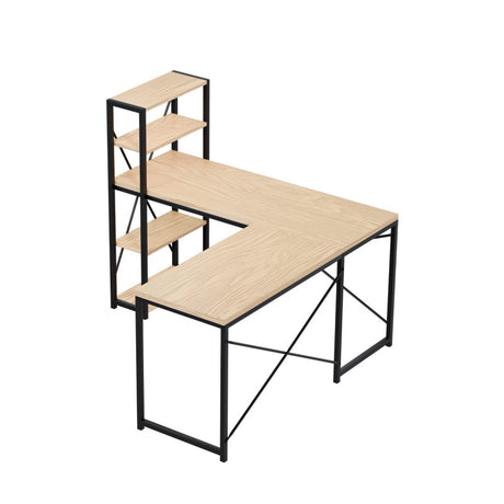 Mark Adler Corner desk with shelves Leader 5.9 Oak 145 cm - image 13