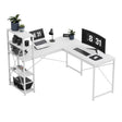 Mark Adler Corner desk with shelves Leader 5.9 White 145 cm - image 1