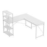 Mark Adler Corner desk with shelves Leader 5.9 White 145 cm - image 2