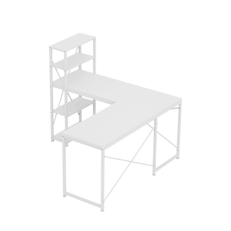 Mark Adler Corner desk with shelves Leader 5.9 White 145 cm - image 11